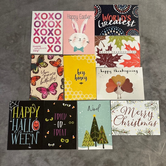Thirty-One Gifts Various Greeting Cards Mixed Lot of 58 Holiday Thanks Celebrate - Picture 2 of 10